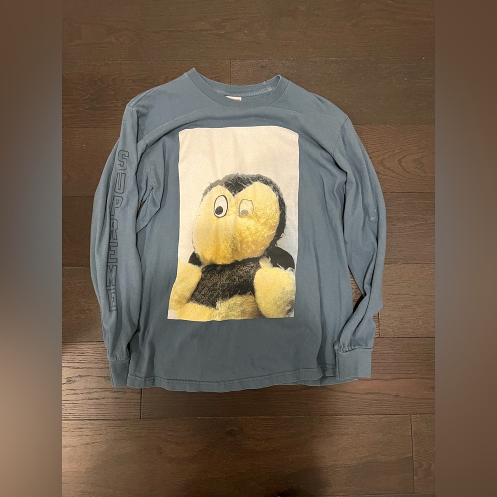 Supreme Mike Kelley AhhYouth! Blue long sleeve